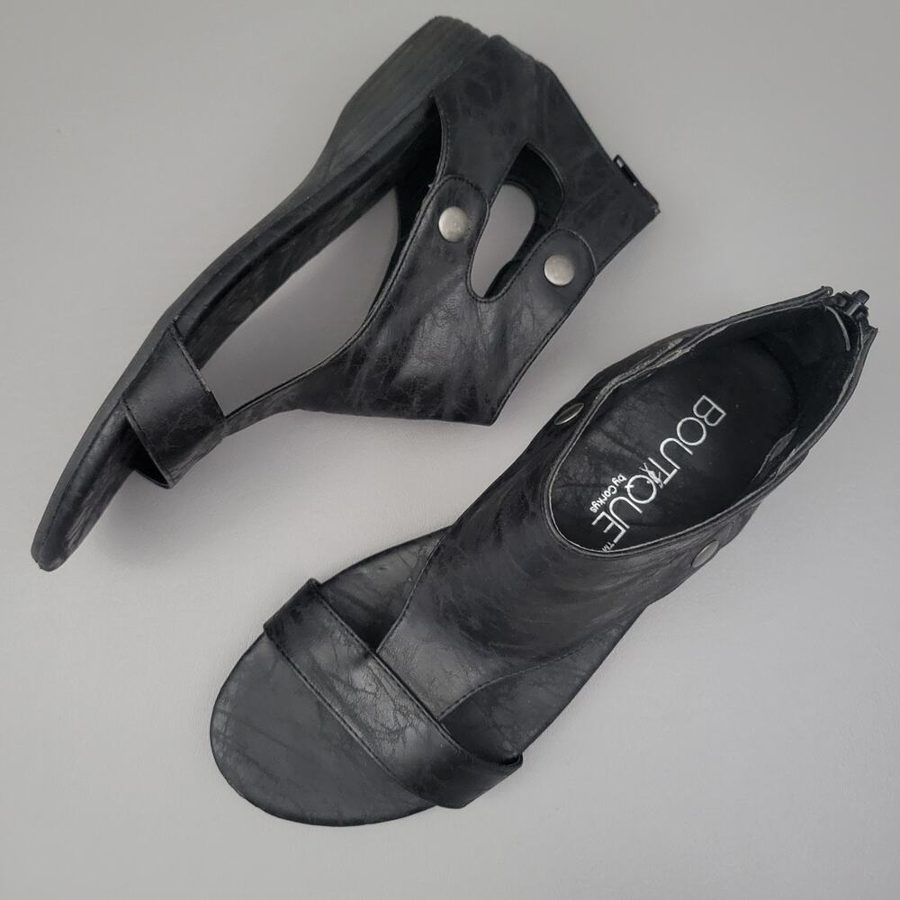 Boutique by Corkys Women's Sz 9M Gladiator Black Sandals